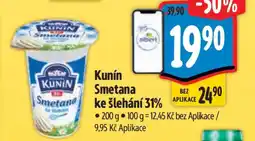 Albert KUNÍN SMETANA KE ŠLEHÁNÍ 31 % nabídka