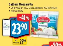 Albert Galbani mozzarella nabídka