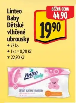Albert Linteo Baby dětské vlhčené ubrousky nabídka