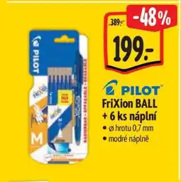 Albert PILOT FriXion BALL + 6 ks náplní nabídka