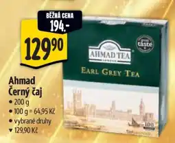 Albert Ahmad černý čaj nabídka