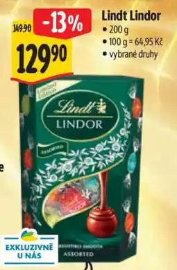 Albert Lindt Lindor nabídka