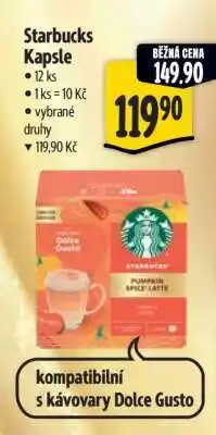 Albert Starbucks kapsle nabídka