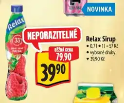 Albert Relax Sirup nabídka