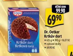 Albert Dr. Oetker Krtkův dort nabídka