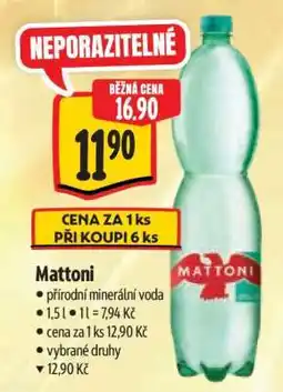 Albert Mattoni nabídka