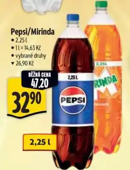 Albert Pepsi, Mirinda nabídka