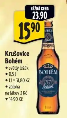 Albert Krušovice Bohém nabídka