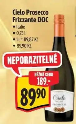 Albert Cielo Prosecco Frizzante DOC nabídka