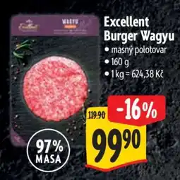 Albert Excellent Burger Wagyu nabídka