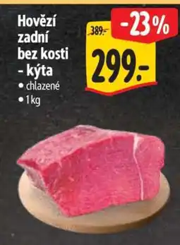 Albert Hovězí zadní bez kosti – kýta nabídka