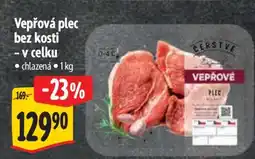 Albert Vepřová plec bez kosti v celku nabídka