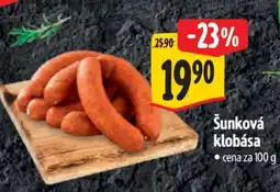 Albert Šunková klobása nabídka