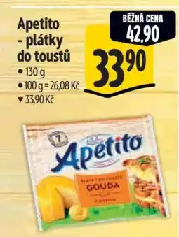 Albert Apetito - plátky do toustů nabídka