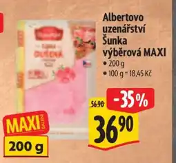 Albert Albertovo Uzenářství Šunka výběrová MAXI nabídka