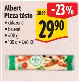Albert Albert Pizza těsto nabídka