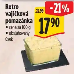 Albert RETRO Vajíčková pomazánka nabídka