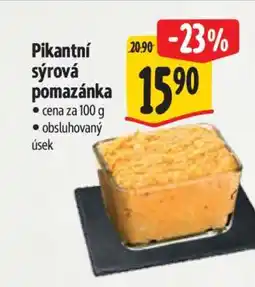 Albert Pikantní sýrová pomazánka nabídka