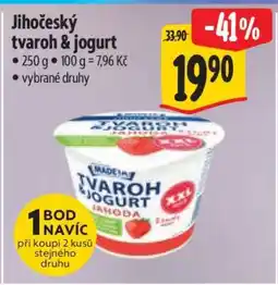 Albert Jihočeský tvaroh & jogurt nabídka