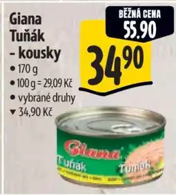 Albert Giana Tuňák kousky nabídka