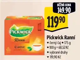 Albert Pickwick ranní nabídka