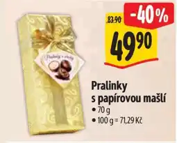 Albert Pralinky s papírovou mašlí nabídka