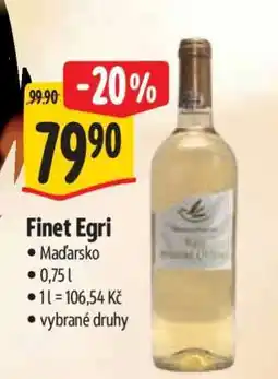 Albert Finet Egri nabídka