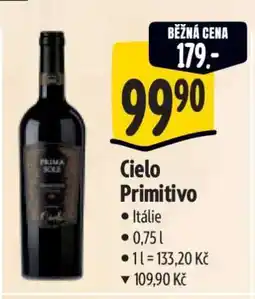 Albert Cielo Primitivo nabídka