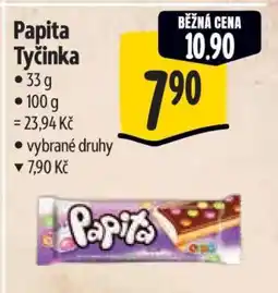Albert Papita tyčinka nabídka