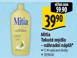 Albert Mitia tekuté mýdlo náhradní náplň nabídka