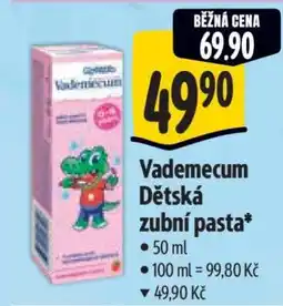 Albert Vademecum dětská zubní pasta nabídka