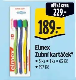 Albert Elmex zubní kartáček nabídka