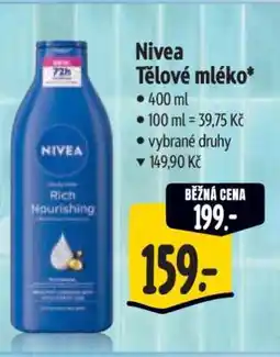 Albert Nivea Tělové mléko nabídka