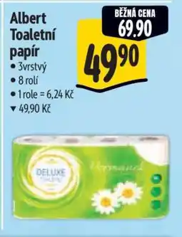 Albert Albert Toaletní papír nabídka