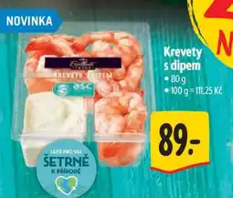 Albert Krevety s dipem nabídka