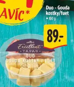 Albert Duo - gouda kostky / fuet nabídka