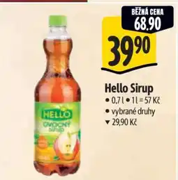 Albert Hello sirup nabídka