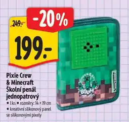Albert PIXIE CREW & MINECRAFT Školní penál jednopatrový nabídka
