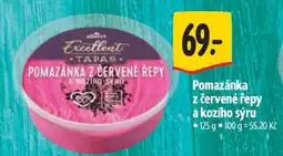 Albert Pomazánka z červené řepy a kozího sýru nabídka