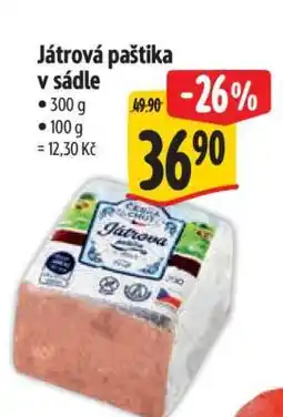 Albert Játrová paštika v sádle nabídka
