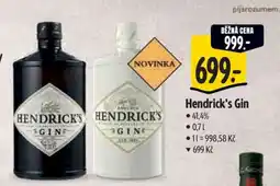 Albert Hendrick’s Gin nabídka