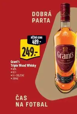 Albert Grant’s Triple Wood Whisky nabídka