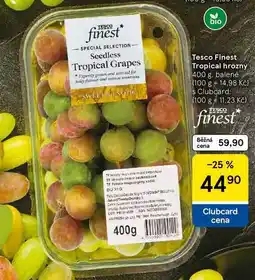 Tesco Tesco Finest Tropical hrozny, 400 g, balené nabídka