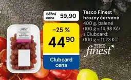 Tesco Tesco Finest hrozny červené nabídka