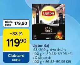 Tesco Lipton čaj nabídka