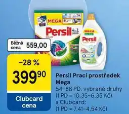 Tesco Persil Prací prostředek Mega, 54-88 PD nabídka