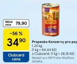 Tesco Propesko Konzervy pro psy nabídka