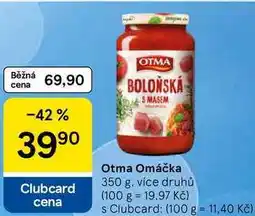 Tesco Otma Omáčka nabídka
