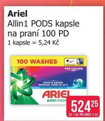 Ariel Allin1 PODS kapsle na praní 100 PD