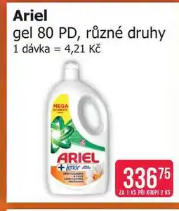 Teta Ariel gel 80 PD, různé druhy nabídka